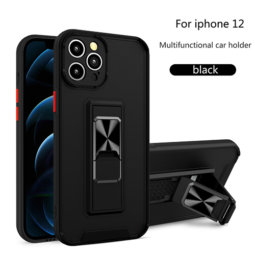 Funda de telèfon protectora de doble color amb suport