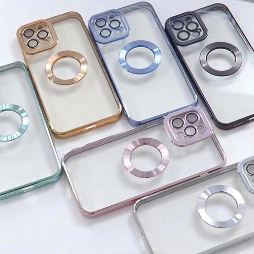 Funda per a telèfon mòbil amb marc galvanitzat