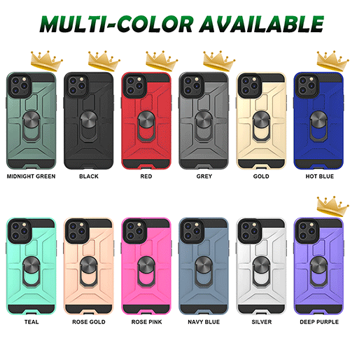 Funda de telèfon protectora de grau militar amb suport magnètic