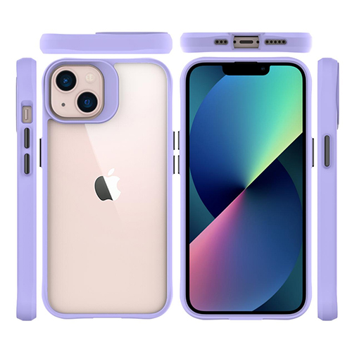 Funda de telèfon mòbil a prova de caigudes de TPU + PC transparent